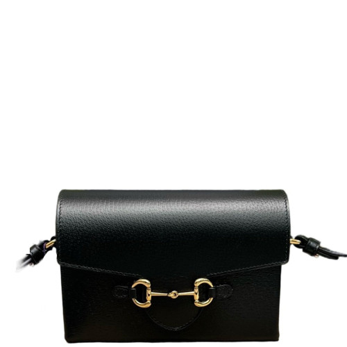 Gucci Mini Horsebit 1955 Calfskin Black
