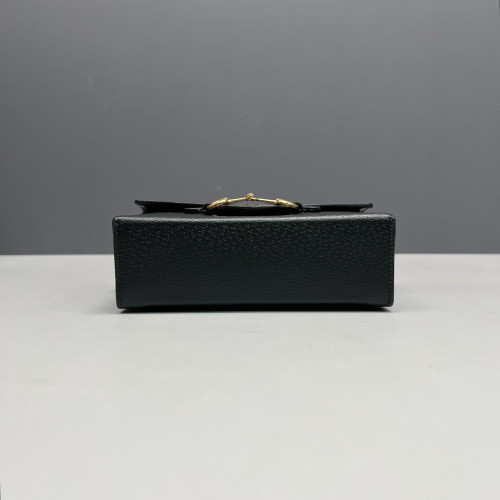 Gucci Mini Horsebit 1955 Calfskin Black