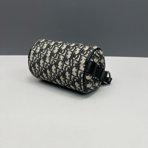 Dior Roller Messenger Bag Oblique Navy Beige Black