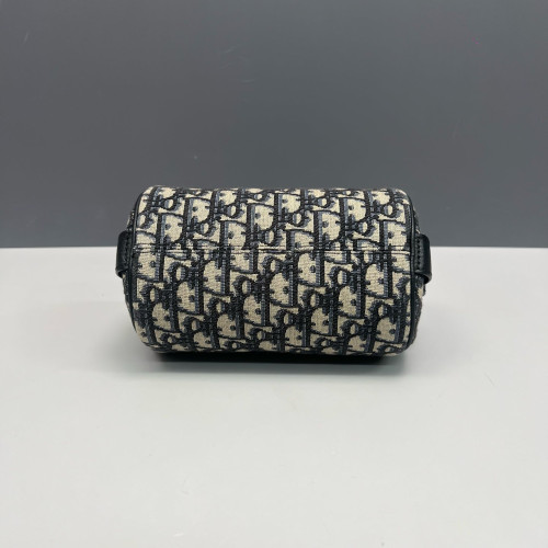 Dior Roller Messenger Bag Oblique Navy Beige Black