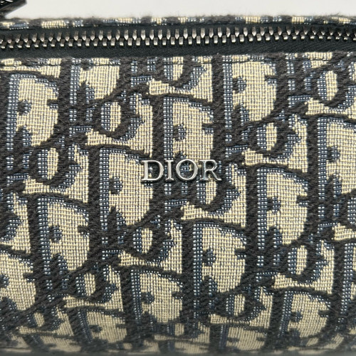 Dior Roller Messenger Bag Oblique Navy Beige Black