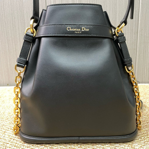 Dior Bucket Calfskin Black