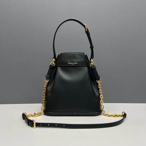 Dior Bucket Calfskin Black