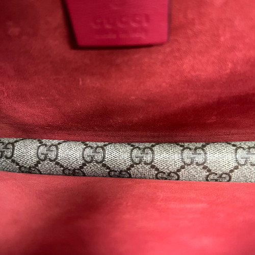 Gucci Meium Dionysus GG Supreme Monogram Brown Red