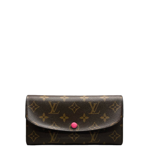Louis Vuitton Emilie Wallet Monogram Brown Rose