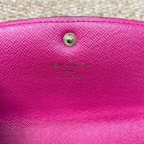 Louis Vuitton Emilie Wallet Monogram Brown Rose