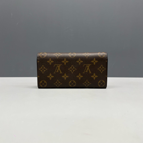 Louis Vuitton Emilie Wallet Monogram Brown Rose