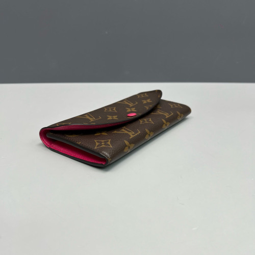 Louis Vuitton Emilie Wallet Monogram Brown Rose