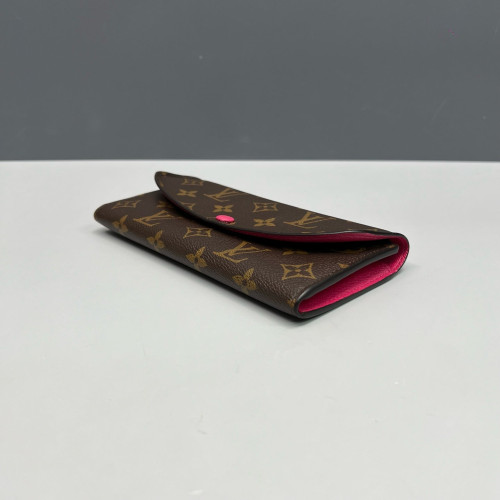 Louis Vuitton Emilie Wallet Monogram Brown Rose