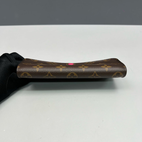 Louis Vuitton Emilie Wallet Monogram Brown Rose