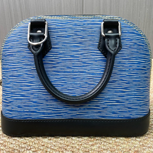 Louis Vuitton Alma BB Epi Blue Black
