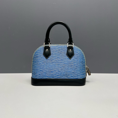 Louis Vuitton Alma BB Epi Blue Black