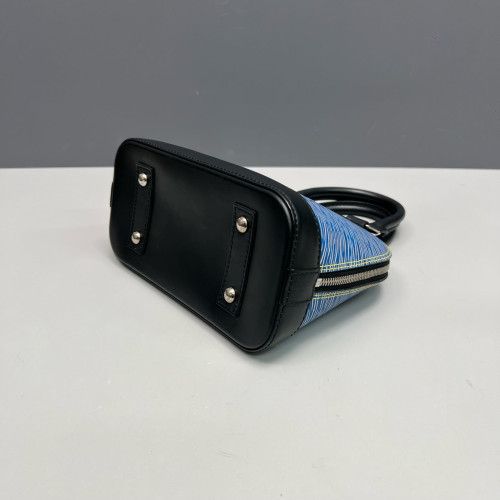 Louis Vuitton Alma BB Epi Blue Black