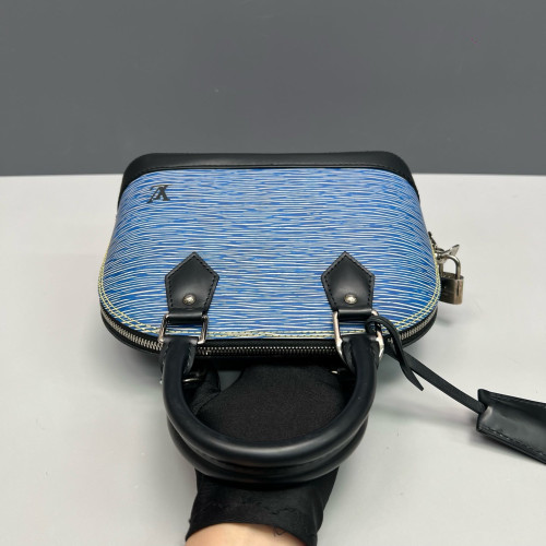 Louis Vuitton Alma BB Epi Blue Black