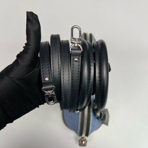 Louis Vuitton Alma BB Epi Blue Black