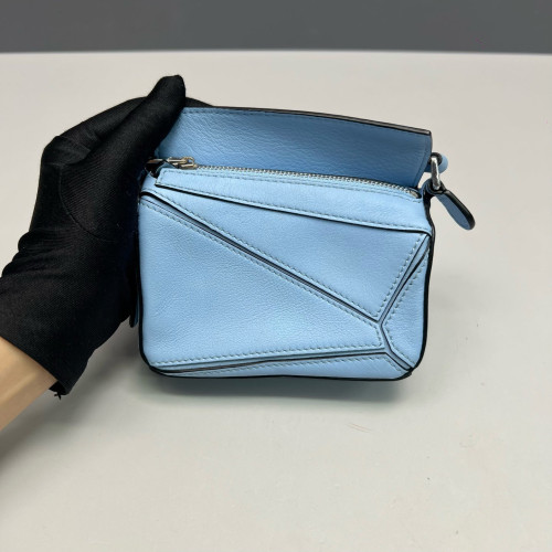 Loewe Nano Puzzle Calfskin Blue