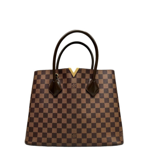 Louis Vuitton Kendington Handbag Damier Ebene Brown