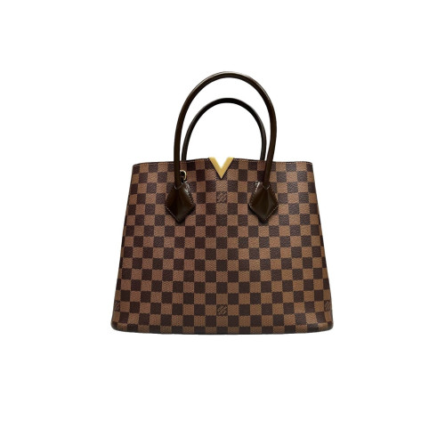 Louis Vuitton Kendington Handbag Damier Ebene Brown
