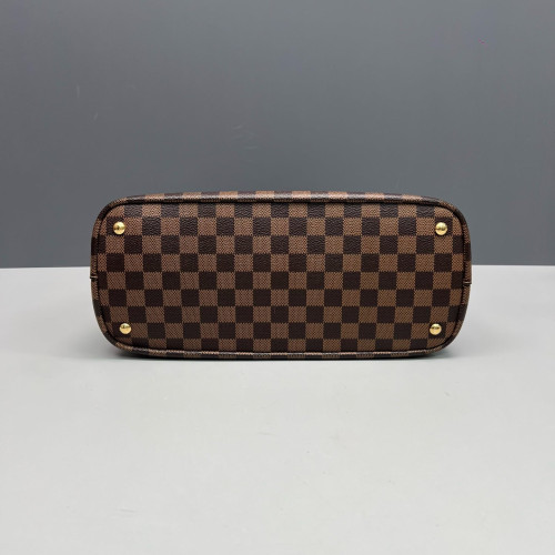 Louis Vuitton Kendington Handbag Damier Ebene Brown