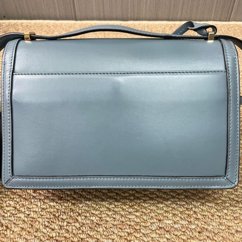 Loewe Medium Barcelona Shoulder Calfskin Blue