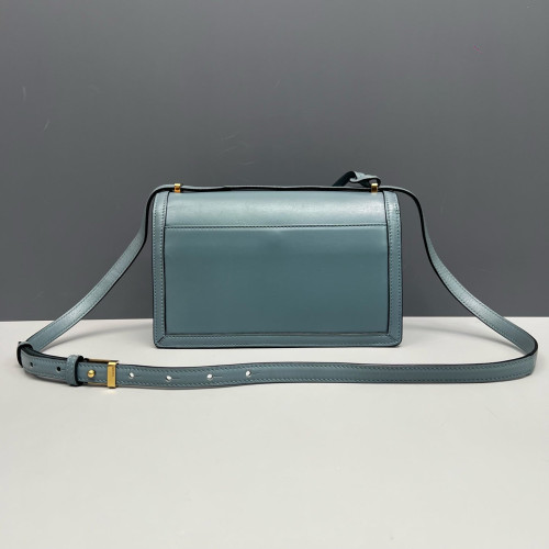 Loewe Medium Barcelona Shoulder Calfskin Blue