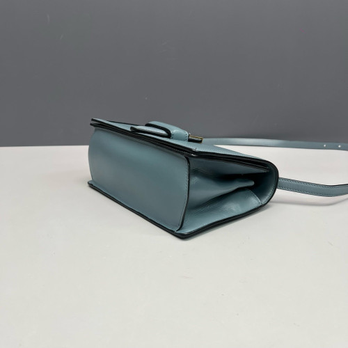 Loewe Medium Barcelona Shoulder Calfskin Blue
