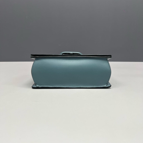 Loewe Medium Barcelona Shoulder Calfskin Blue