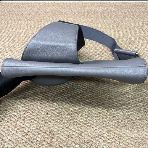 Dior Saddle Crossbody Bag Grained Calfskin Grey