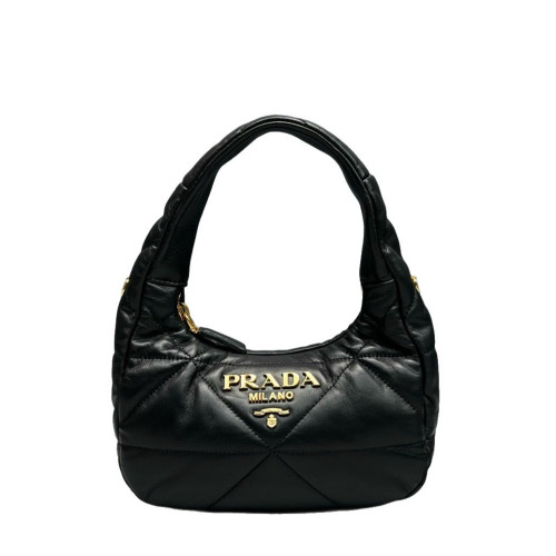 Prada Hobo Soft Calfskin Black Prada Hobo Soft Calfskin Black