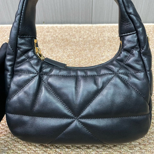Prada Hobo Soft Calfskin Black Prada Hobo Soft Calfskin Black