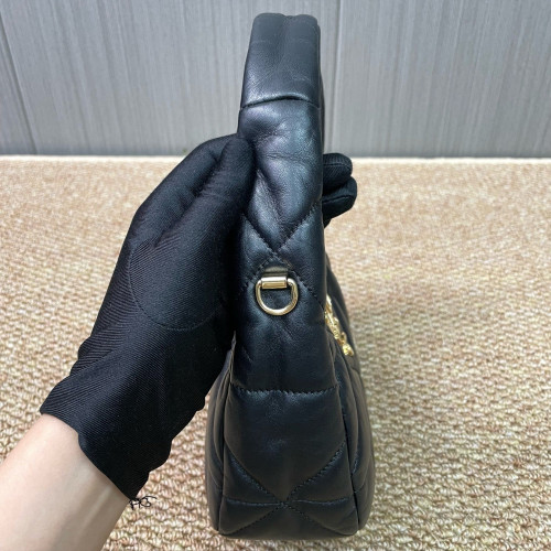 Prada Hobo Soft Calfskin Black Prada Hobo Soft Calfskin Black