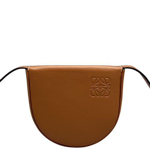 Loewe Mini Heel Crossbody Pouch Calfskin Tan