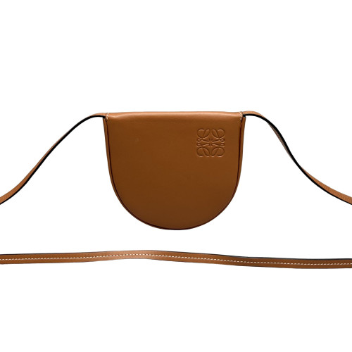 Loewe Mini Heel Crossbody Pouch Calfskin Tan