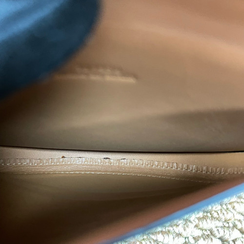 Loewe Mini Heel Crossbody Pouch Calfskin Tan