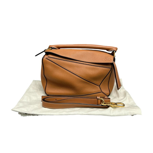 Loewe Small Puzzle Grained Calfskin Tan Loewe Small Puzzle Grained Calfskin Tan