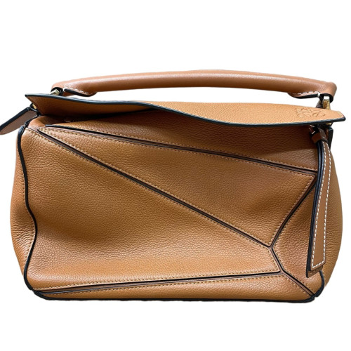 Loewe Small Puzzle Grained Calfskin Tan Loewe Small Puzzle Grained Calfskin Tan