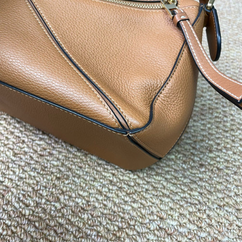 Loewe Small Puzzle Grained Calfskin Tan Loewe Small Puzzle Grained Calfskin Tan