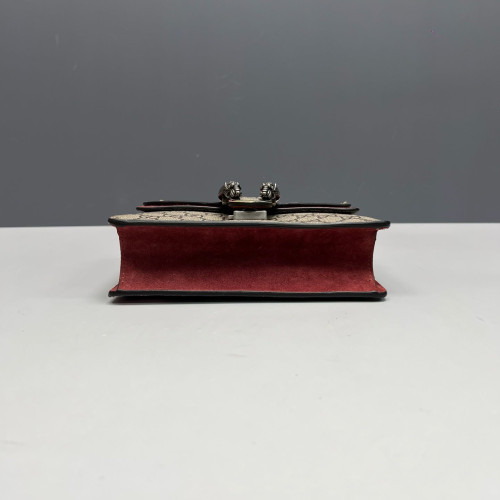 Gucci Mini Dionysus GG Supreme Monogram Blooms Red