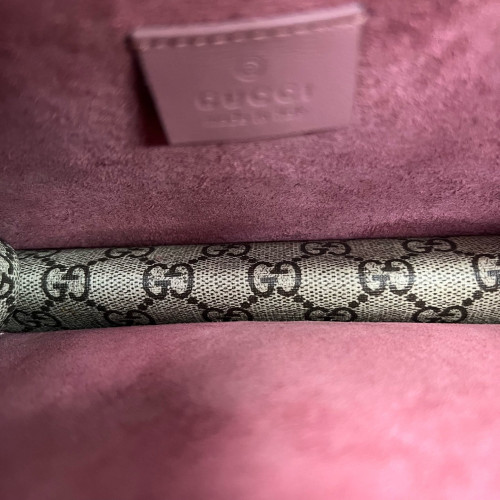 Gucci Mini Dionysus GG Supreme Monogram Blooms Red