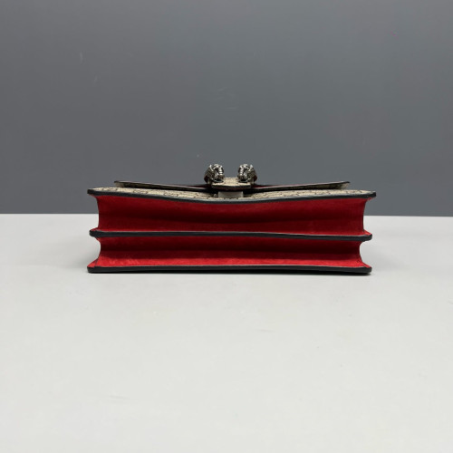 Gucci Meium Dionysus GG Supreme Monogram Red Brown