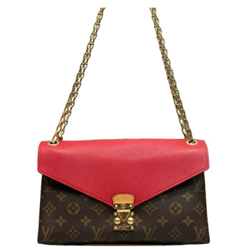 Louis Vuitton Pallas Chain Monogram Brown Red