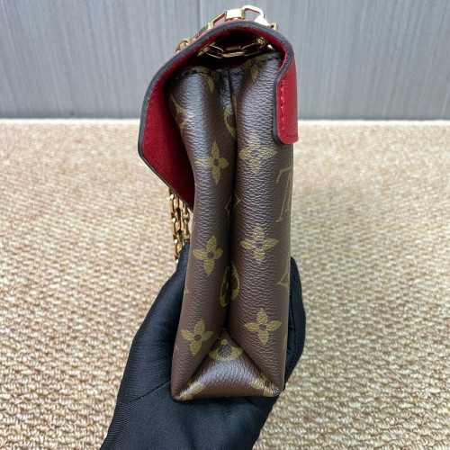 Louis Vuitton Pallas Chain Monogram Brown Red