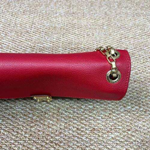 Louis Vuitton Pallas Chain Monogram Brown Red
