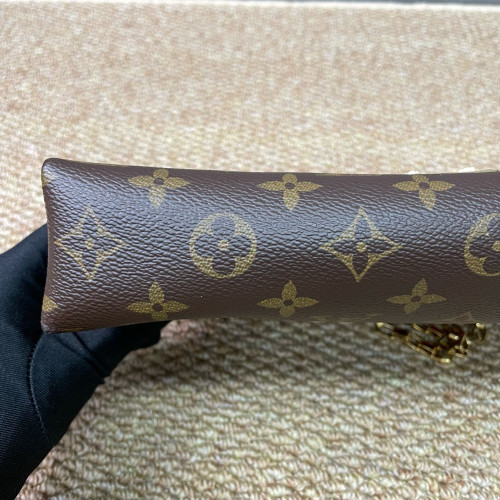 Louis Vuitton Pallas Chain Monogram Brown Red