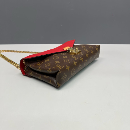 Louis Vuitton Pallas Chain Monogram Brown Red