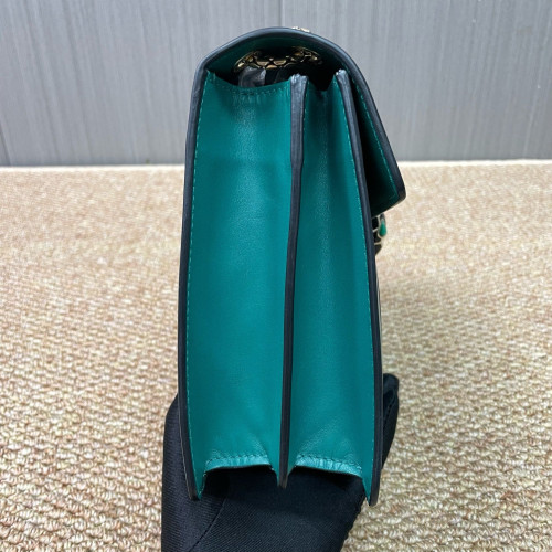Bvlgari Large Serpenti Forever Shoulder Bag Calfskin Green