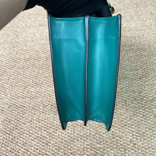 Bvlgari Large Serpenti Forever Shoulder Bag Calfskin Green