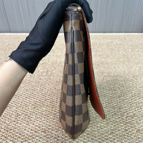 Louis Vuitton Musette Salsa Long Strap Damier Ebene Brown