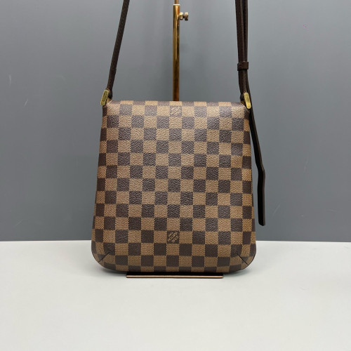 Louis Vuitton Musette Salsa Long Strap Damier Ebene Brown