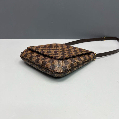 Louis Vuitton Musette Salsa Long Strap Damier Ebene Brown